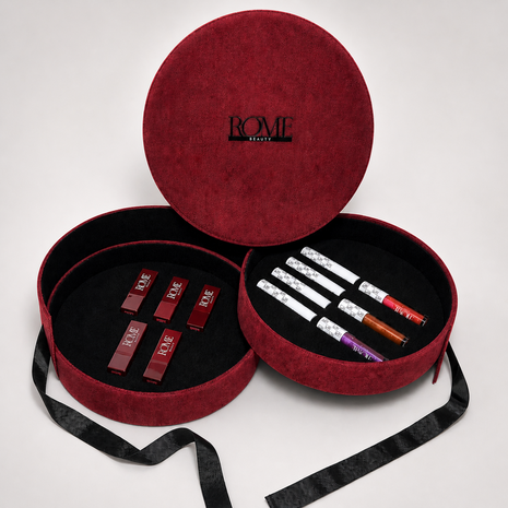 ROME Edit, all 12 products in our iconic velvet gift box